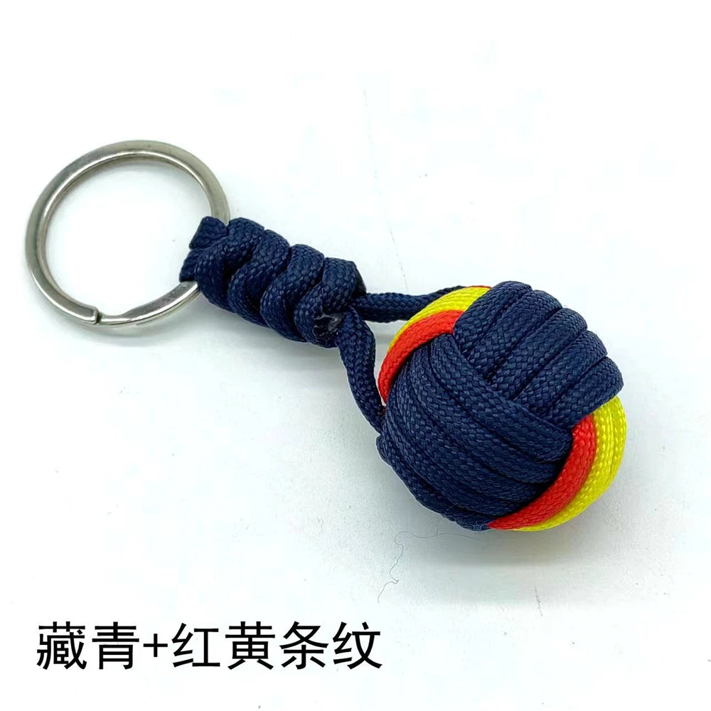 Woven Rope, Ball Military Parachute Keychain, For Women, By Lanyard