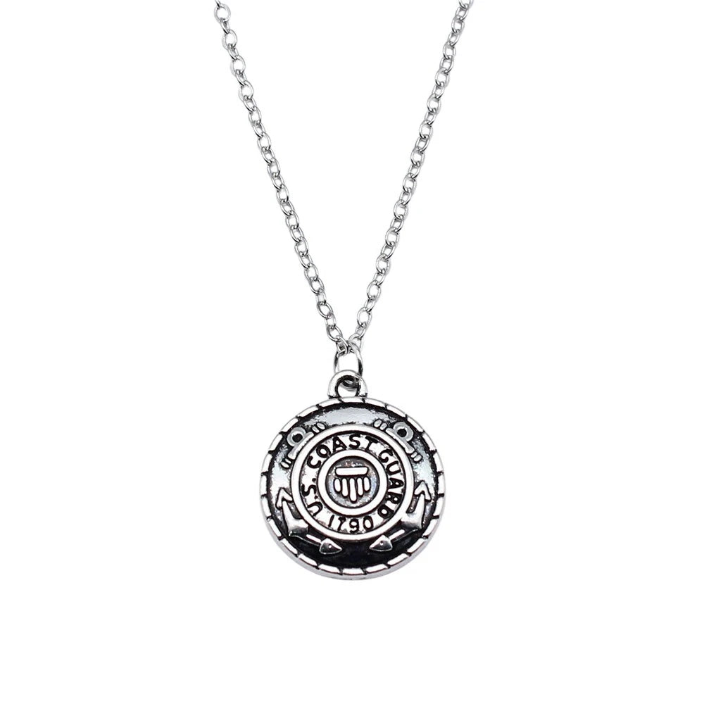 1pcs U.S. Army Police Identification Signage Necklace For Women Women Accessories Jewelry Making Items Chain Length 43+5cm