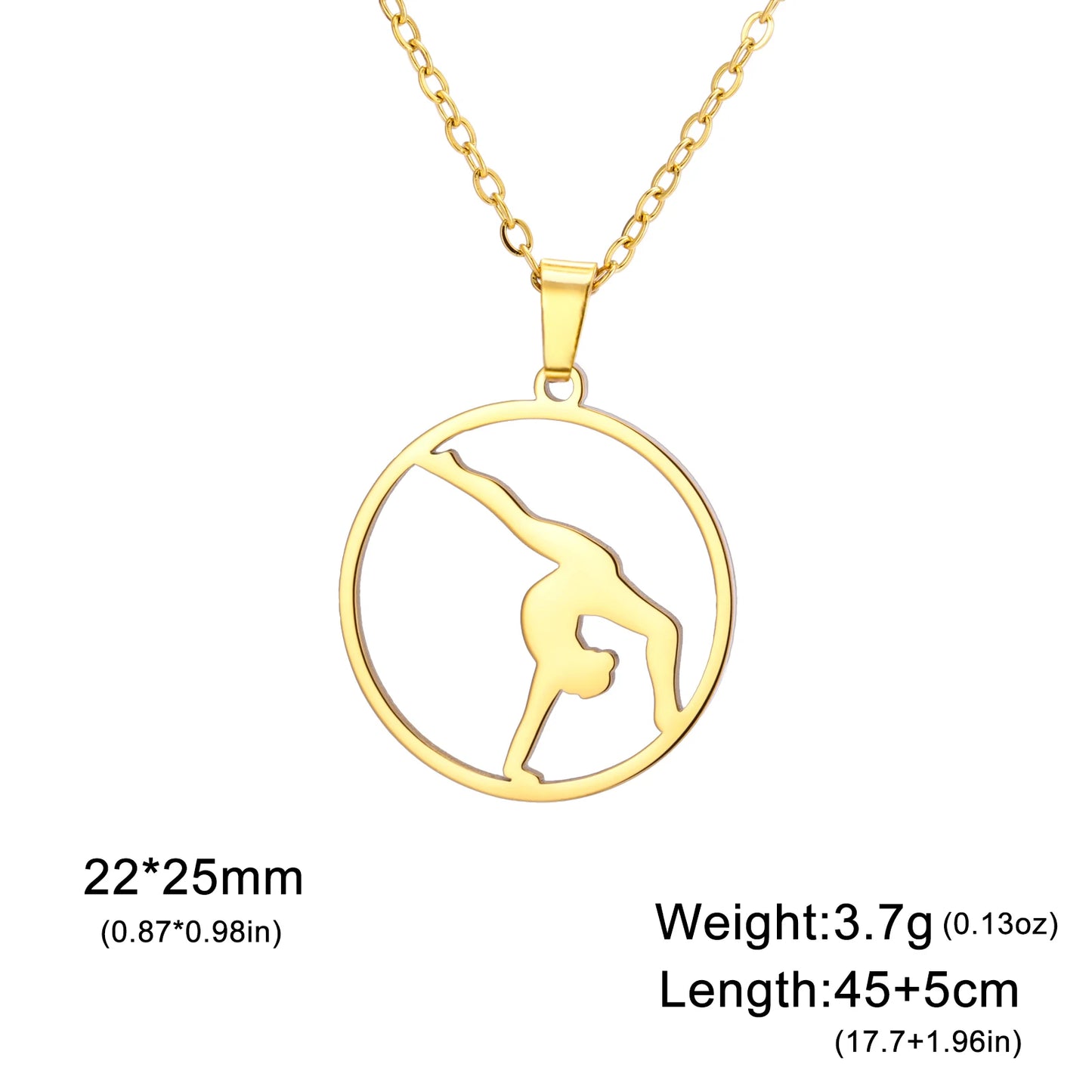 COOLTIME, Stainless Steel, Military Boxing Pendant Necklace for Women & Men