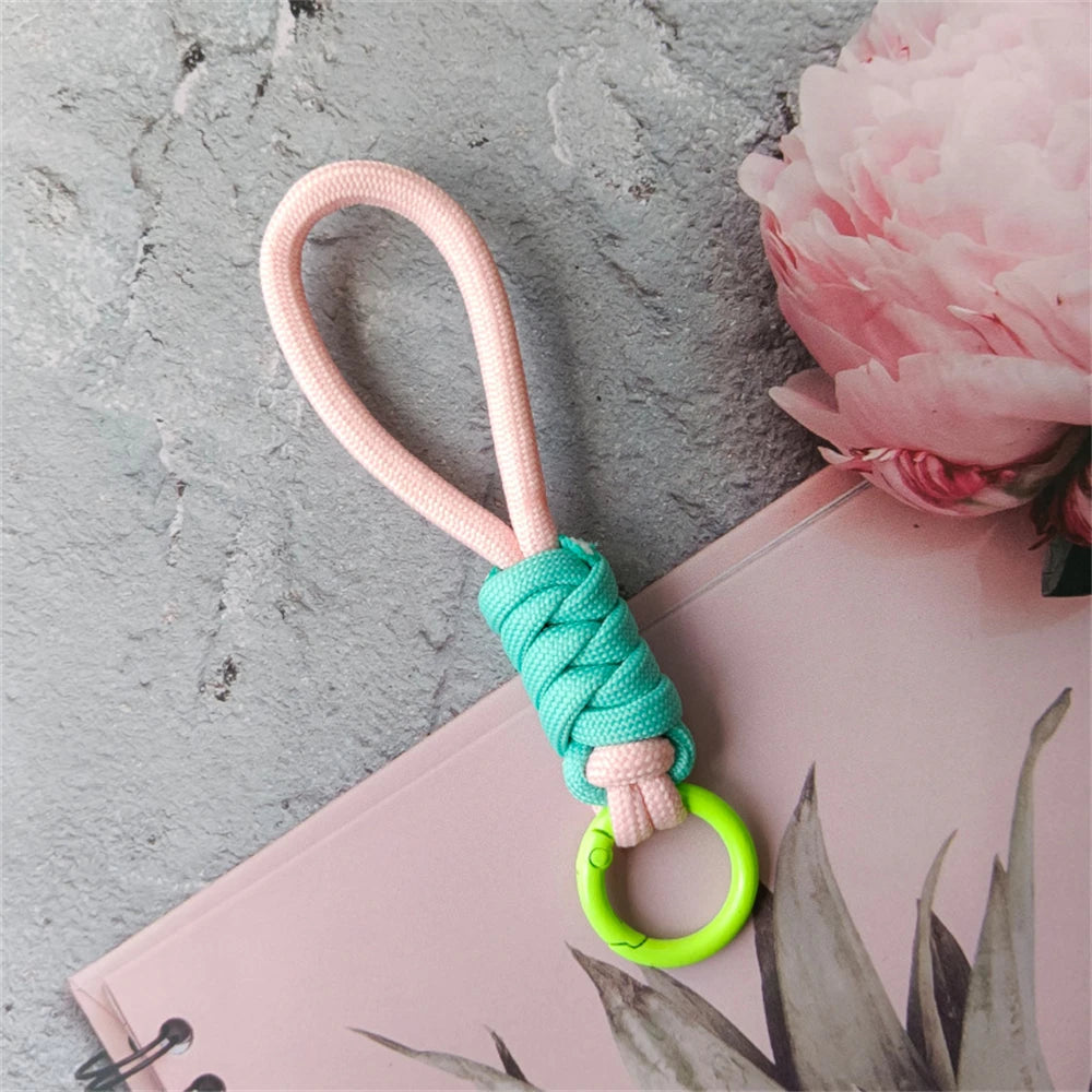 Woven Rope, Ball Military Parachute Keychain, For Women, By Lanyard