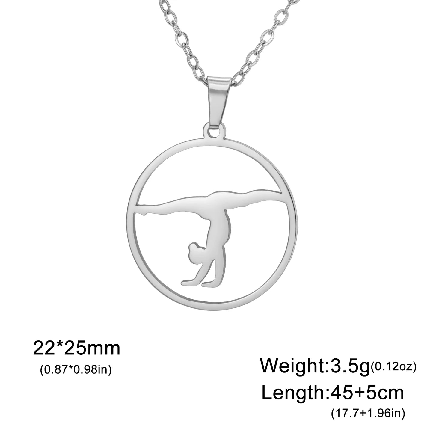 COOLTIME, Stainless Steel, Military Boxing Pendant Necklace for Women & Men