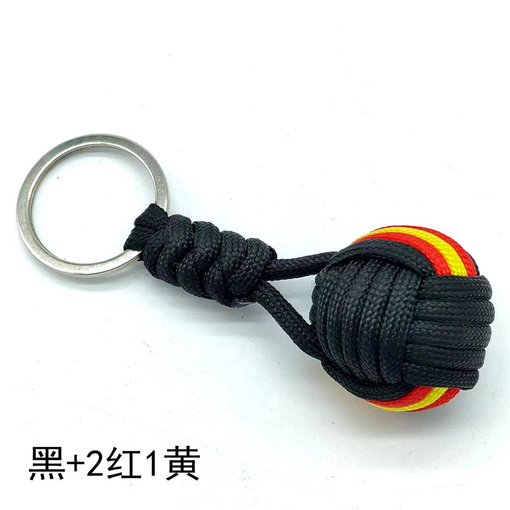 Woven Rope, Ball Military Parachute Keychain, For Women, By Lanyard