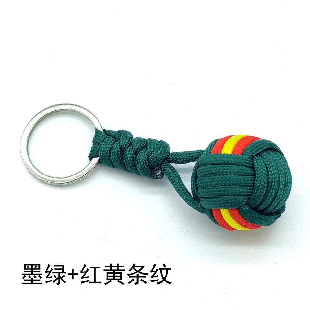 Woven Rope, Ball Military Parachute Keychain, For Women, By Lanyard