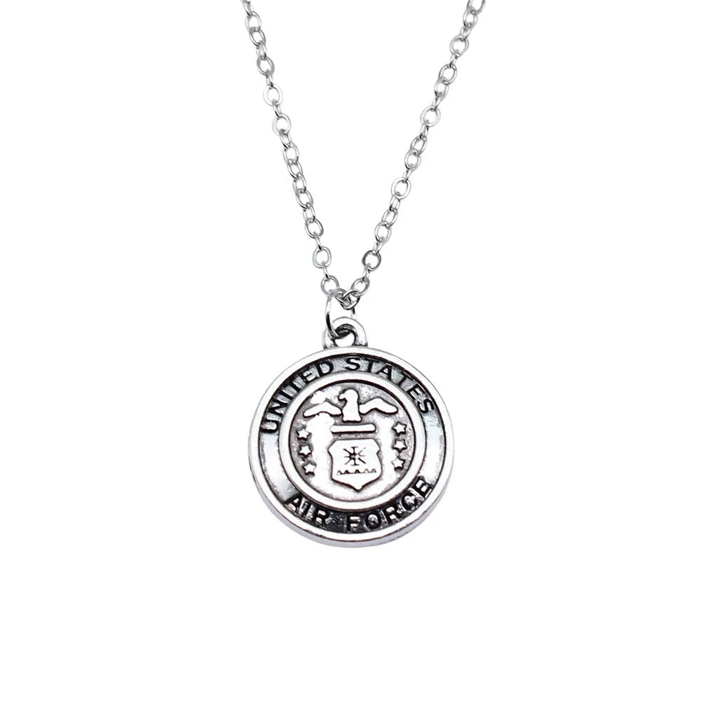 1pcs U.S. Army Police Identification Signage Necklace For Women Women Accessories Jewelry Making Items Chain Length 43+5cm