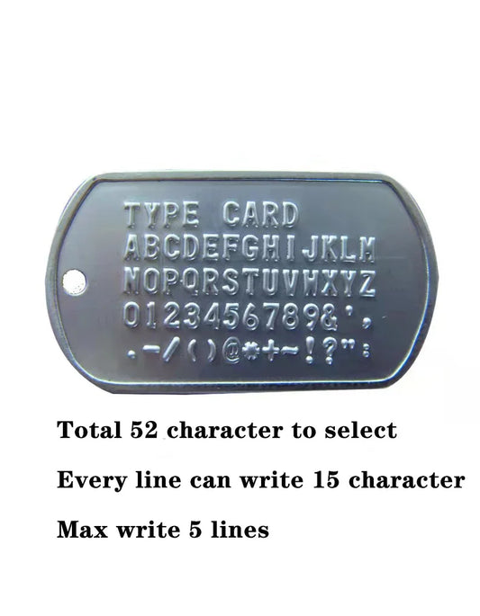 Stainless Steel Dog Tag, Military Set of 2 Personalized Necklaces, Army Style with Ball Chain Silencers, Custom Made Necklaces