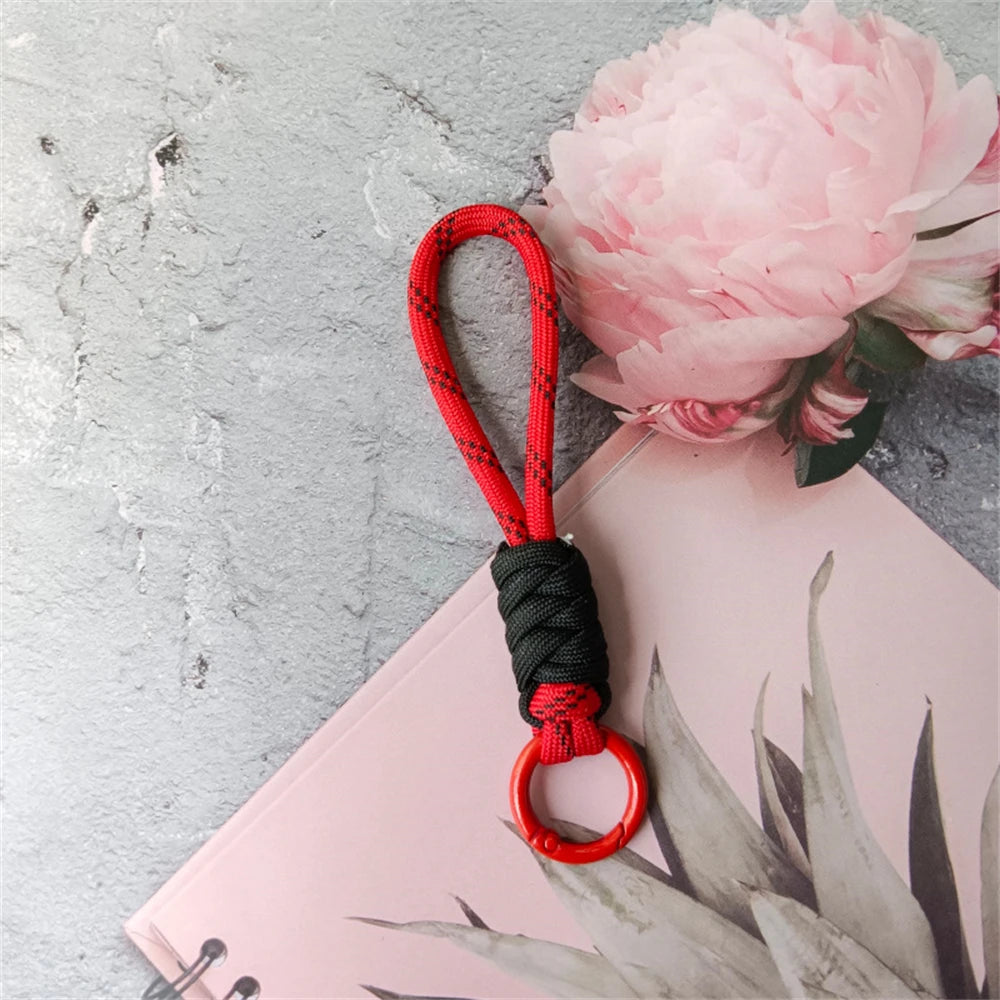 Woven Rope, Ball Military Parachute Keychain, For Women, By Lanyard