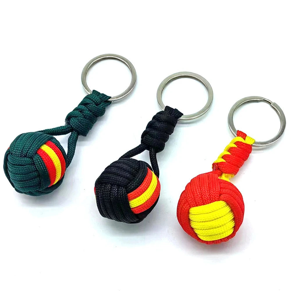 Woven Rope, Ball Military Parachute Keychain, For Women, By Lanyard