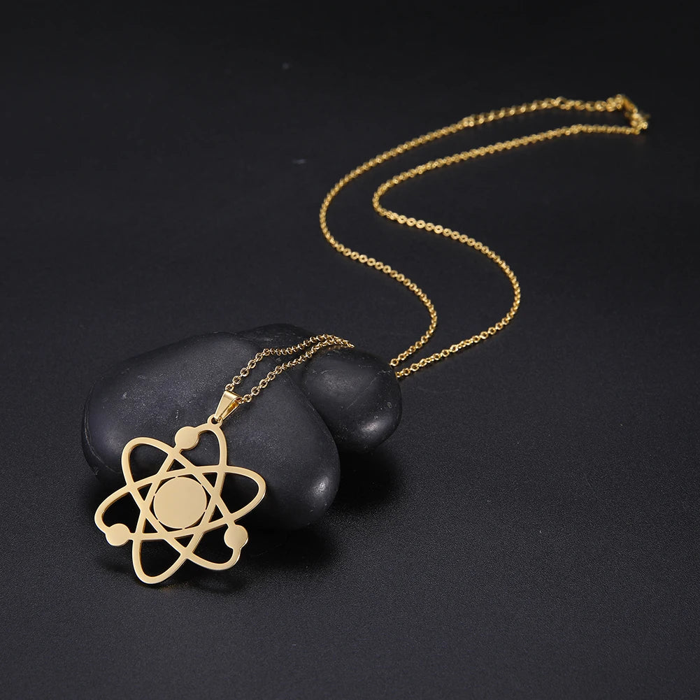 Bigbang Theory Atom Galaxy Planet Pendant Necklace