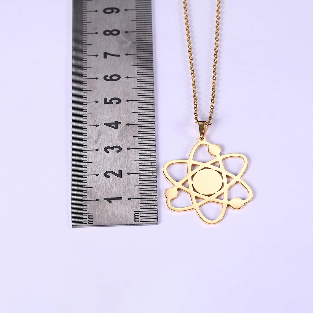 Bigbang Theory Atom Galaxy Planet Pendant Necklace
