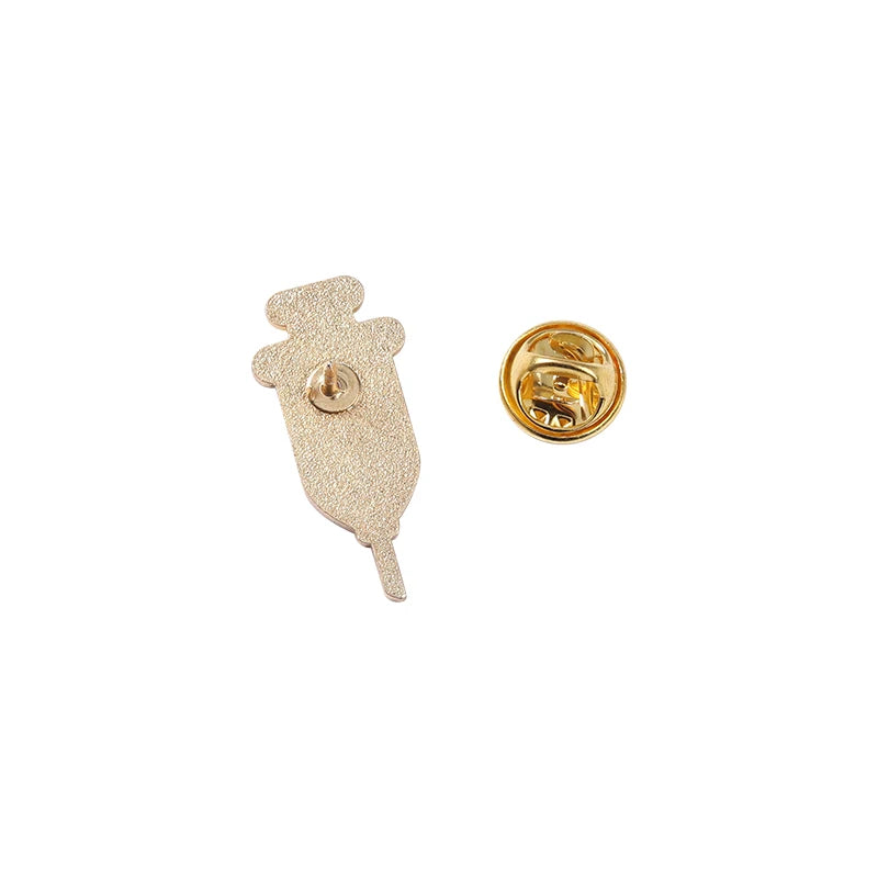 Medical Enamel Pins, Metal Syringe & Bandage, Jewelry Gifts for Doctor Or Nurse