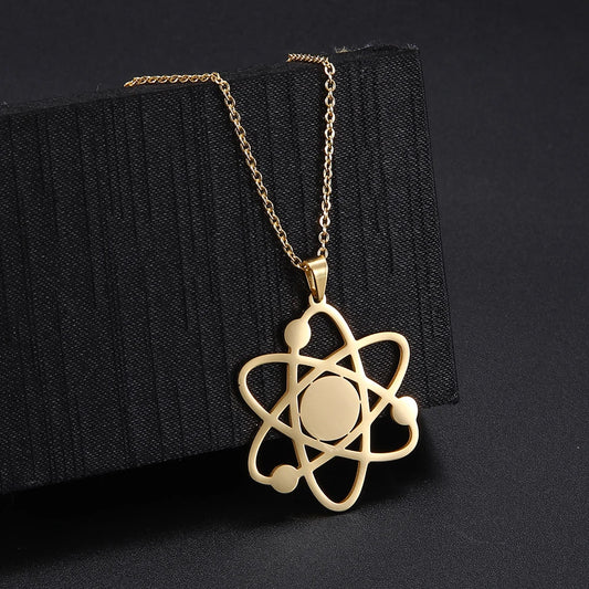 Bigbang Theory Atom Galaxy Planet Pendant Necklace