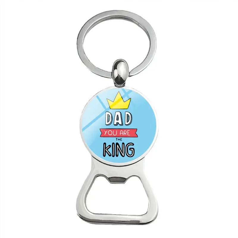 Silver Plated, Glass Cabochon, Key Holder, Bottle Opener For Dad Or Other Important Males, By KONMINRY