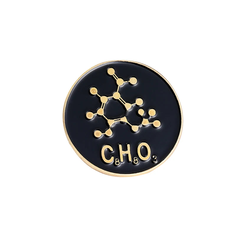 Geek Science Lovers Enamel Pins, by XioMara
