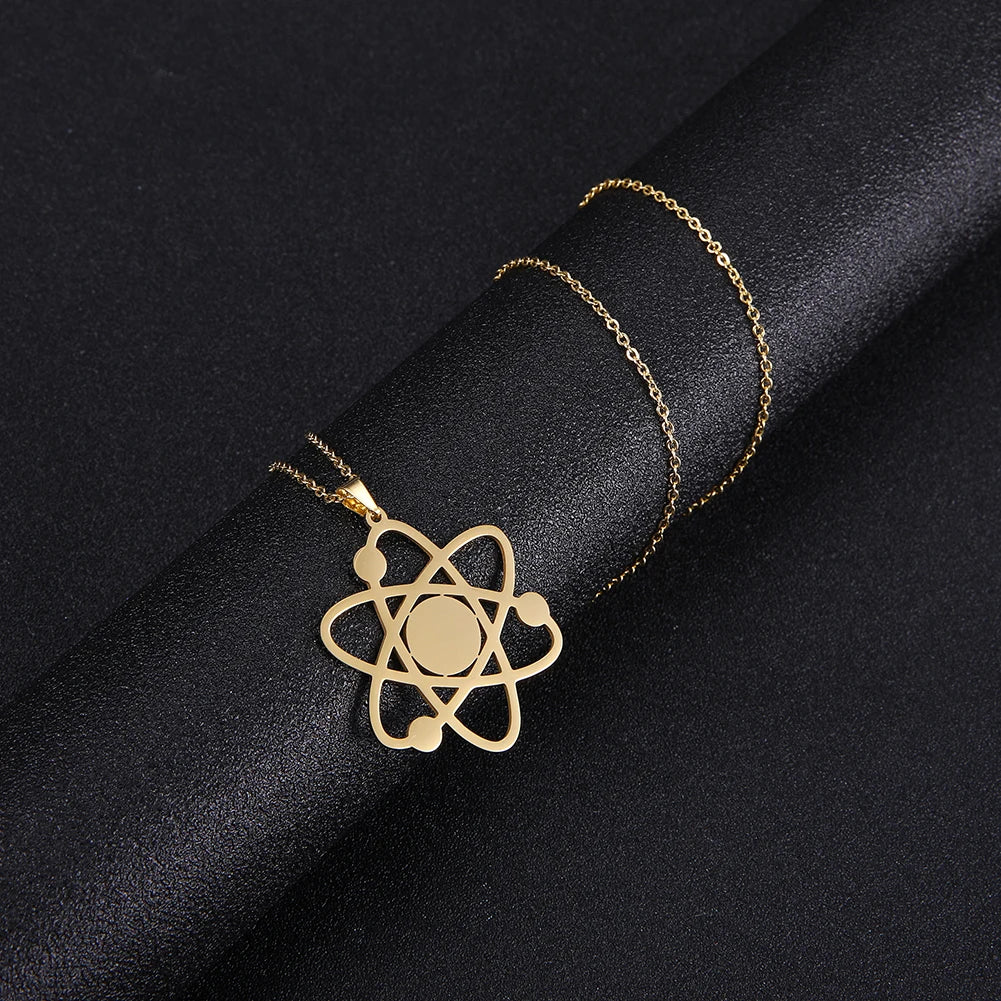 Bigbang Theory Atom Galaxy Planet Pendant Necklace