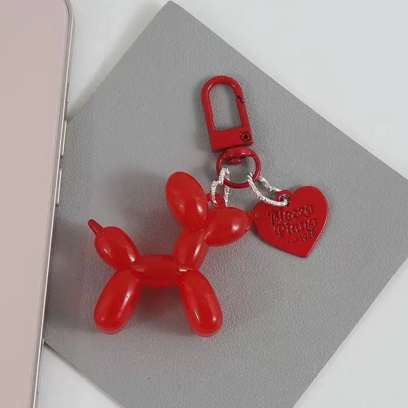 Cute, Acrylic Cartoon Balloon, Dog Keychains For Women