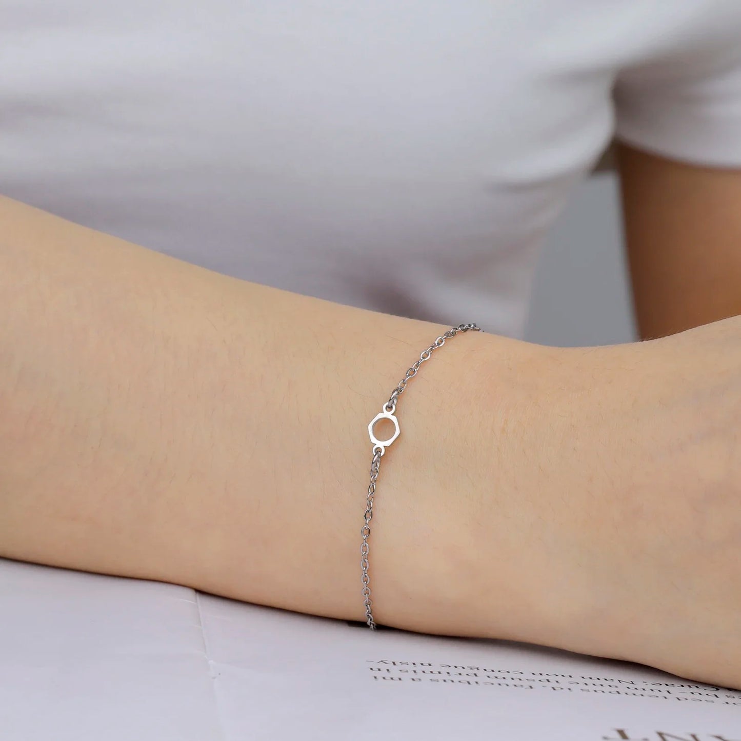Chemical Molecule Charm Bracelet , by Skyrim