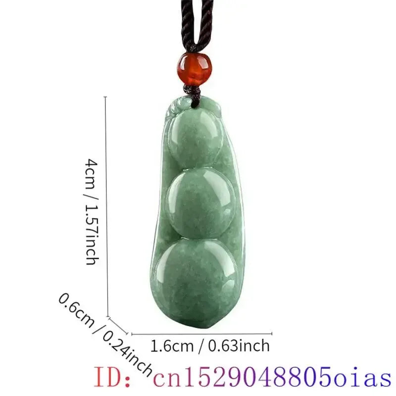 Green Burmese, Jade Amulet Necklace… Fine Jewelry Carved Gemstone, By MC