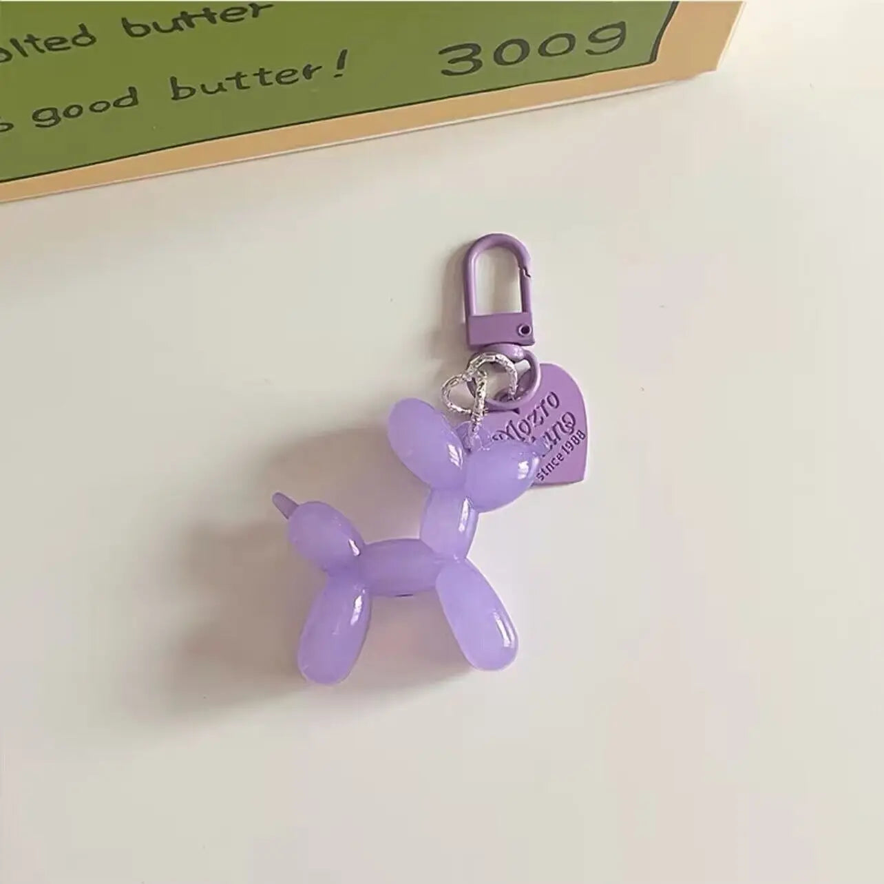Cute, Acrylic Cartoon Balloon, Dog Keychains For Women