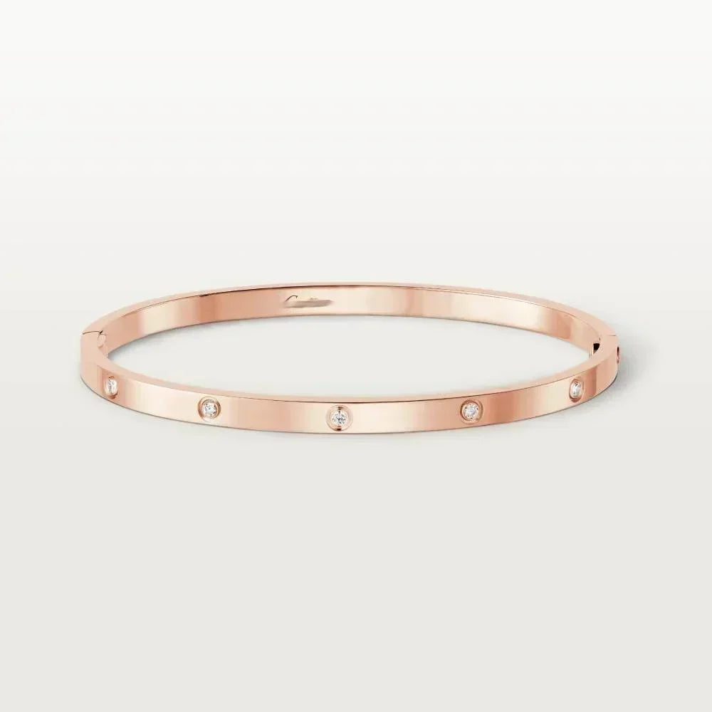 925 sterling silver, classic Love series, light luxury women's elegant Bangles