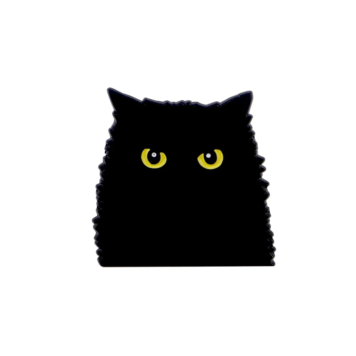Cute Tiny Black Cat Enamel Pin Brooch