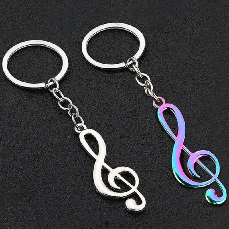 Creative, Personalized, Metal, G Clef Shaped Keychain…Jewelry Accessories For Music Lovers