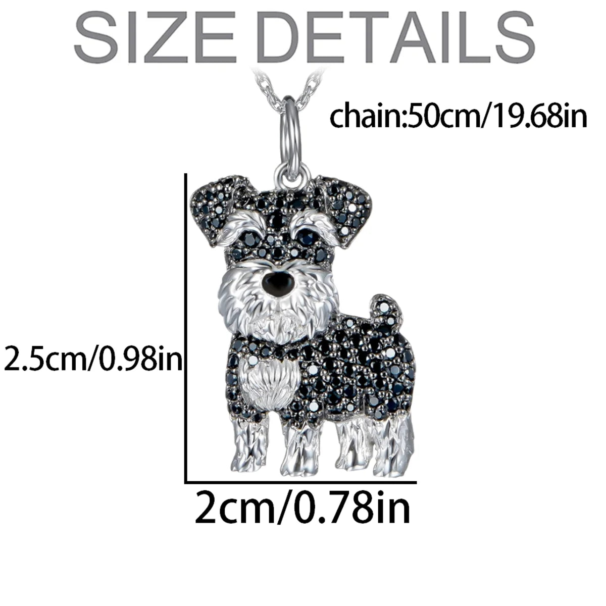 Exquisite, Cute, Schnauzer Dog Pendant Necklace for Women...Is Your Favorite Breed Here?