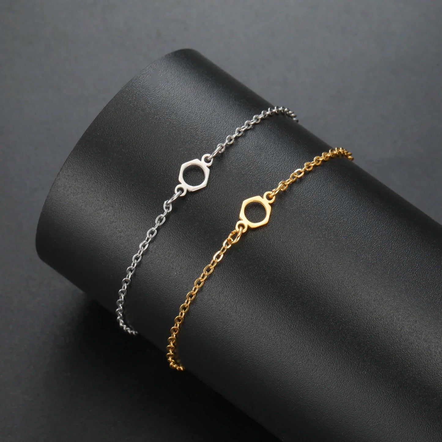 Chemical Molecule Charm Bracelet , by Skyrim