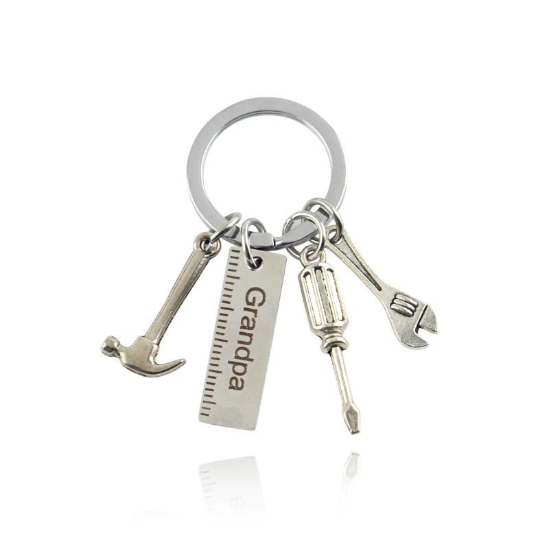 If Dad Cant Fix It, No One Can...Fathers Day Pendant Key Chain Gift