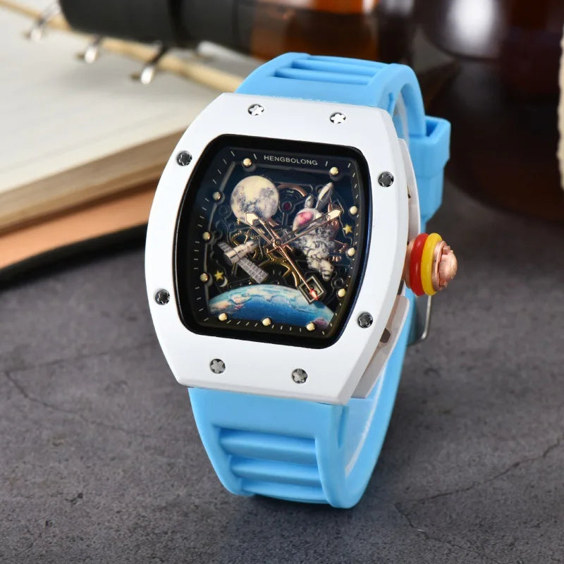 Luxury Fashion Band, Luminous Waterproof, Date, Sport, High Quality Steel Quartz Watch For Men…AAA Men’s Wristwatch