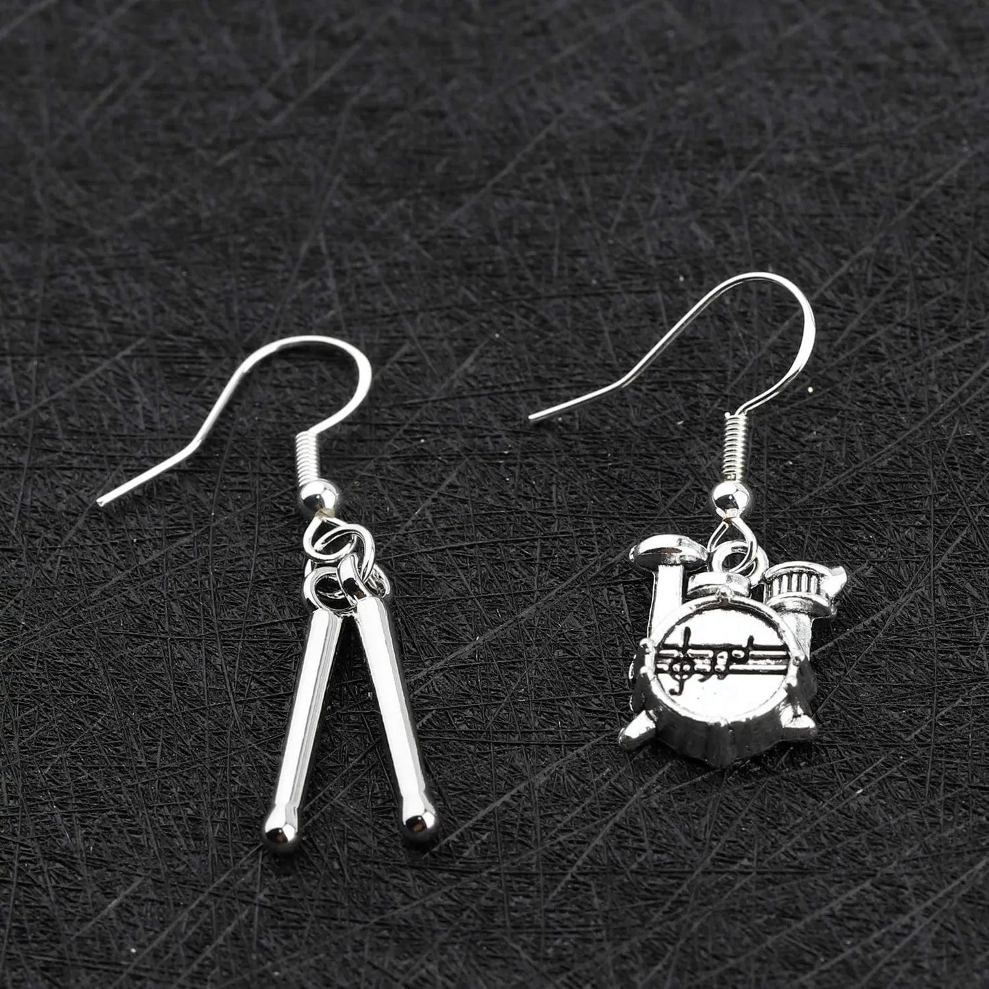 Unique Fashion, Pop Music Lovers Rock Drum Kit Earrings… Interesting Girl/Women Jewelry