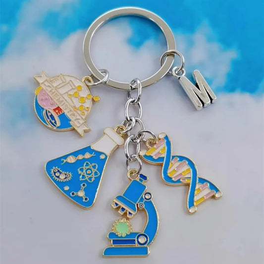 Initialed, Chemistry Structure Key Chains