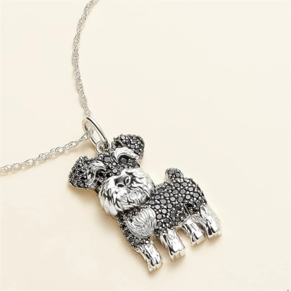 Exquisite, Cute, Schnauzer Dog Pendant Necklace for Women...Is Your Favorite Breed Here?
