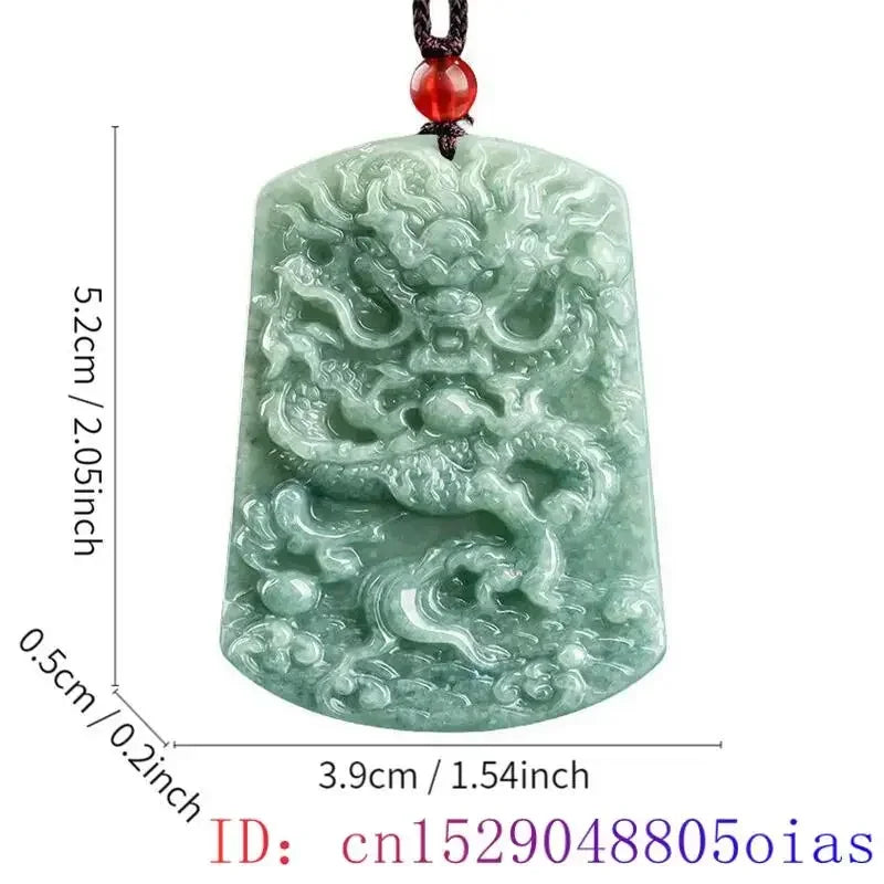 Green Burmese, Jade Amulet Necklace… Fine Jewelry Carved Gemstone, By MC