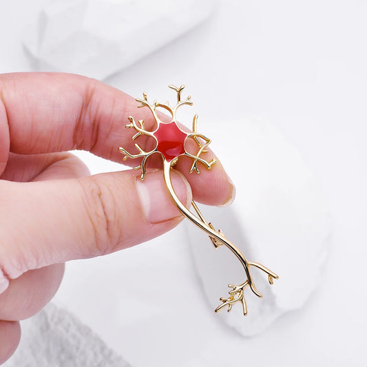 New, Classic, Neuron Enamel Pin...Neurology Gift for Neurologist Doctors, Nurses, Students