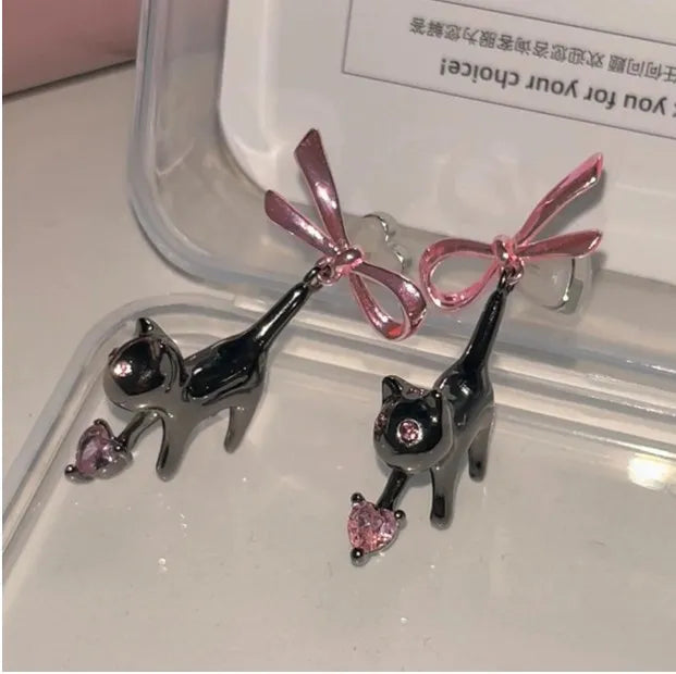 New Fashion Handmade Cartoon 3D Clay Animal Earrings