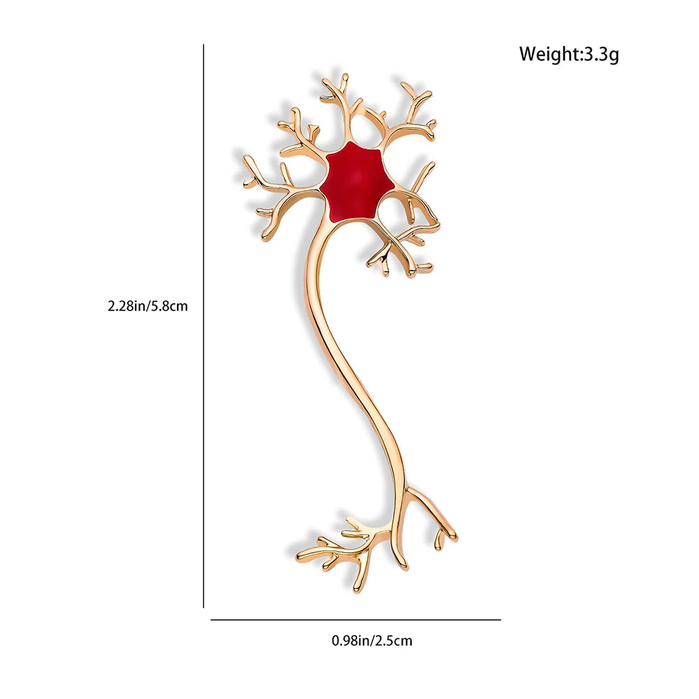 New, Classic, Neuron Enamel Pin...Neurology Gifts for Neurologist Doctor, Nurse