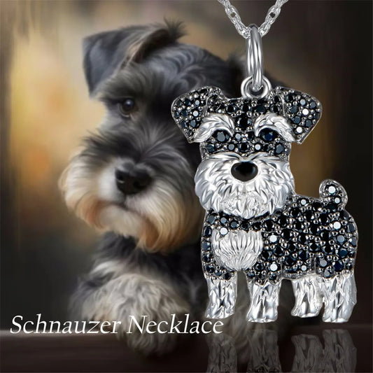 Exquisite, Cute, Schnauzer Dog Pendant Necklace for Women...Is Your Favorite Breed Here?