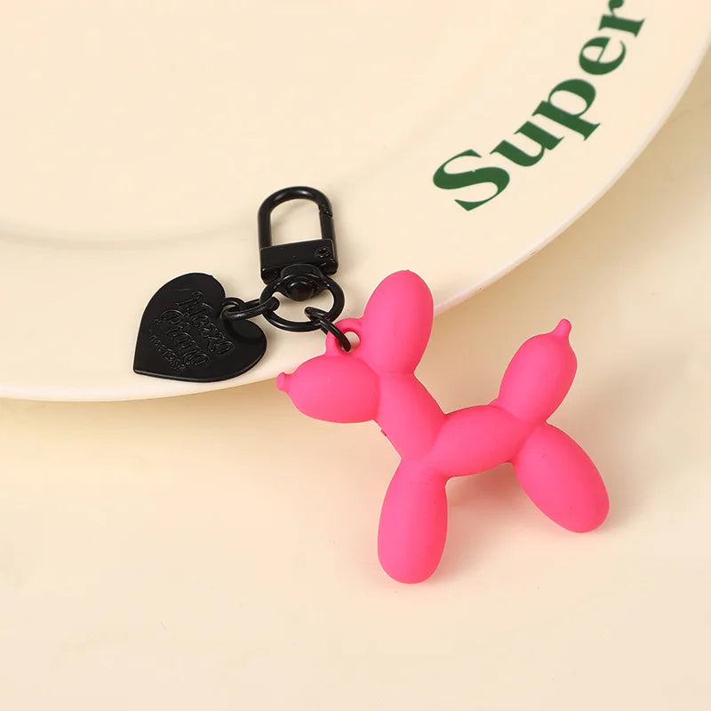 Cartoon Balloon Dog Key Ring Makes Nice Gifts For Your Dog Lover Friends.
