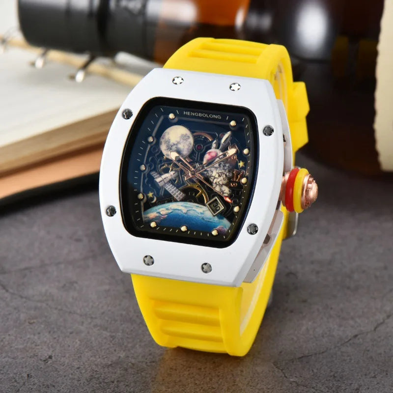 Luxury Fashion Band, Luminous Waterproof, Date, Sport, High Quality Steel Quartz Watch For Men…AAA Men’s Wristwatch