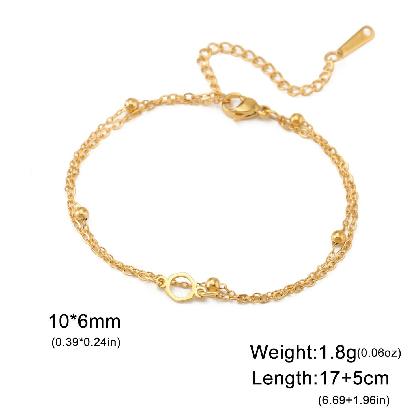 Chemical Molecule Charm Bracelet , by Skyrim