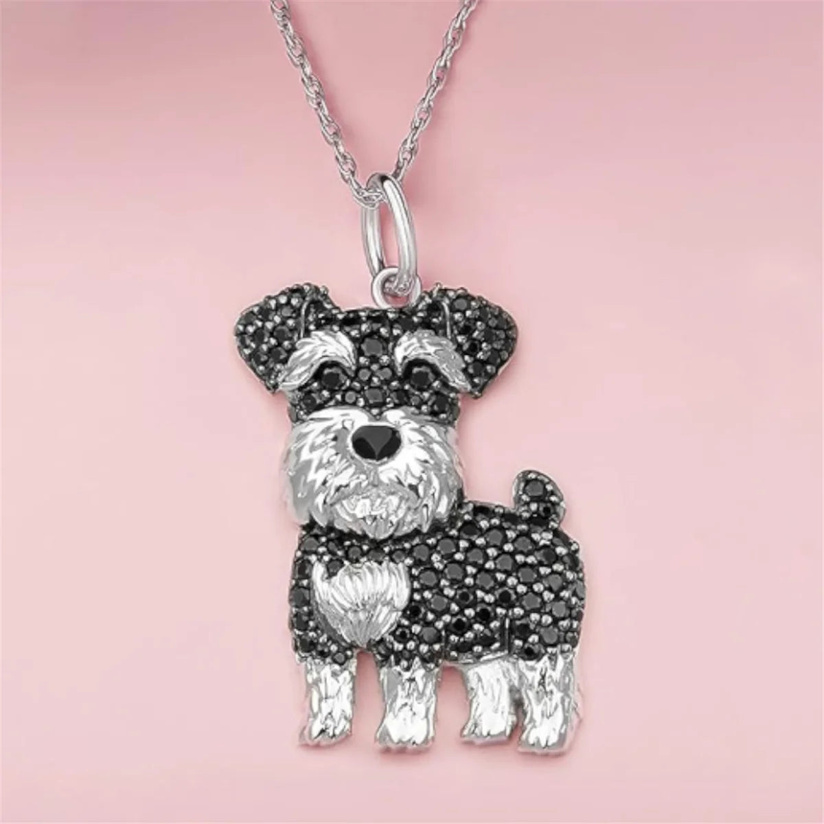 Exquisite, Cute, Schnauzer Dog Pendant Necklace for Women...Is Your Favorite Breed Here?