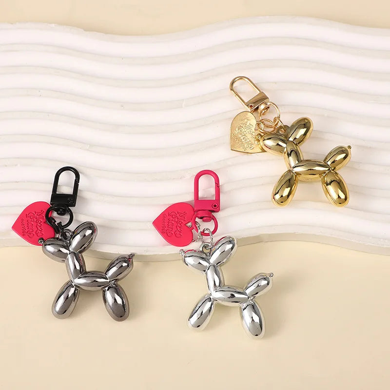 Cartoon Balloon Dog Key Ring Makes Nice Gifts For Your Dog Lover Friends.