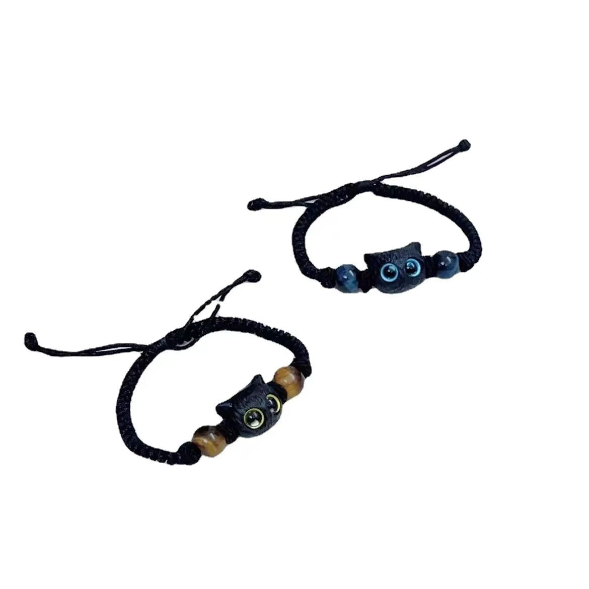 Cat Couples Braided Bracelet