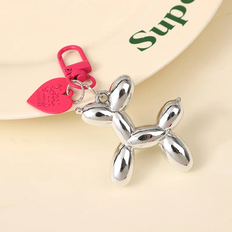 Cartoon Balloon Dog Key Ring Makes Nice Gifts For Your Dog Lover Friends.