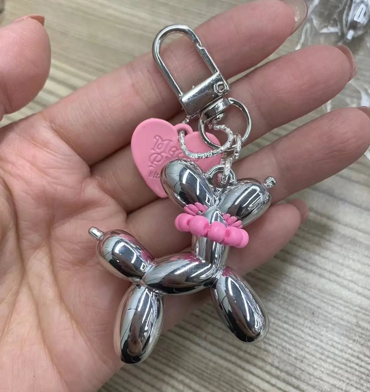 Cute, Acrylic Cartoon Balloon, Dog Keychains For Women
