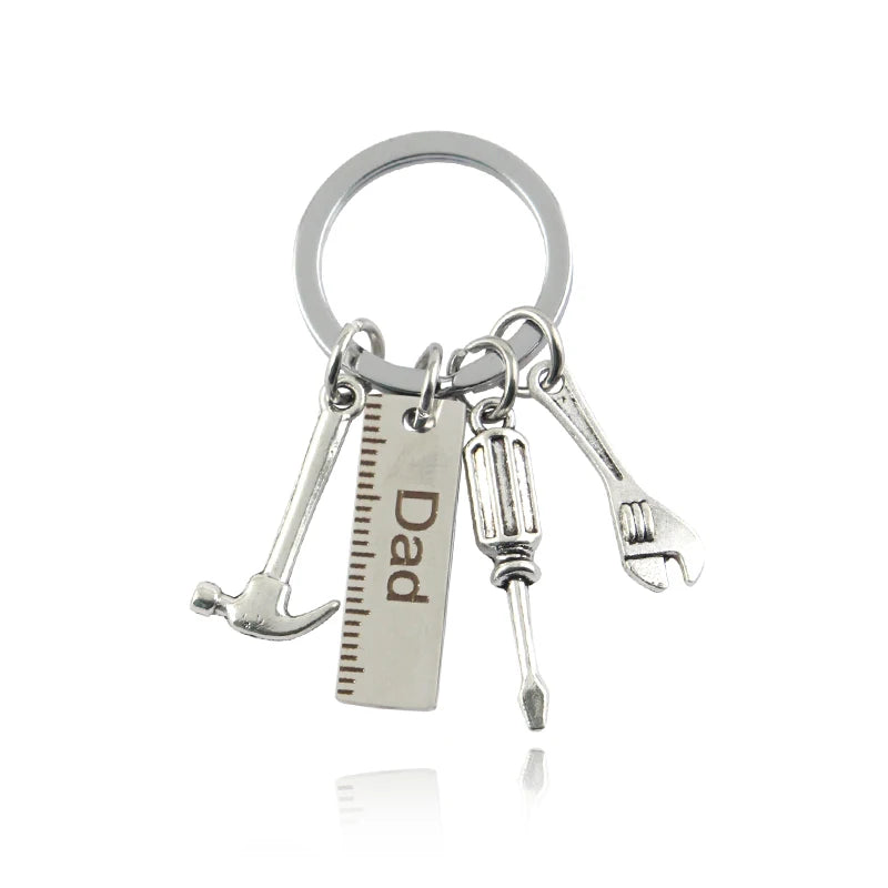 If Dad Cant Fix It, No One Can...Fathers Day Pendant Key Chain Gift
