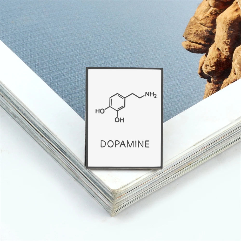Molecular Chemical Formula Enamel Pin, By Reliatonny, Great Gift For Chemistry Students