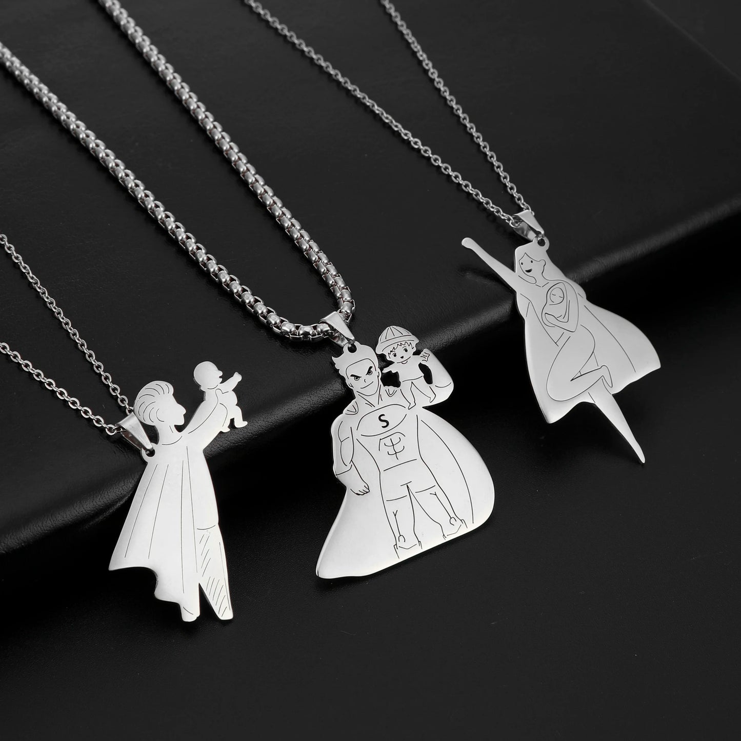 Mother's Day, Baby Child, Stainless Steel Pendant Gift, From FISHHOOK
