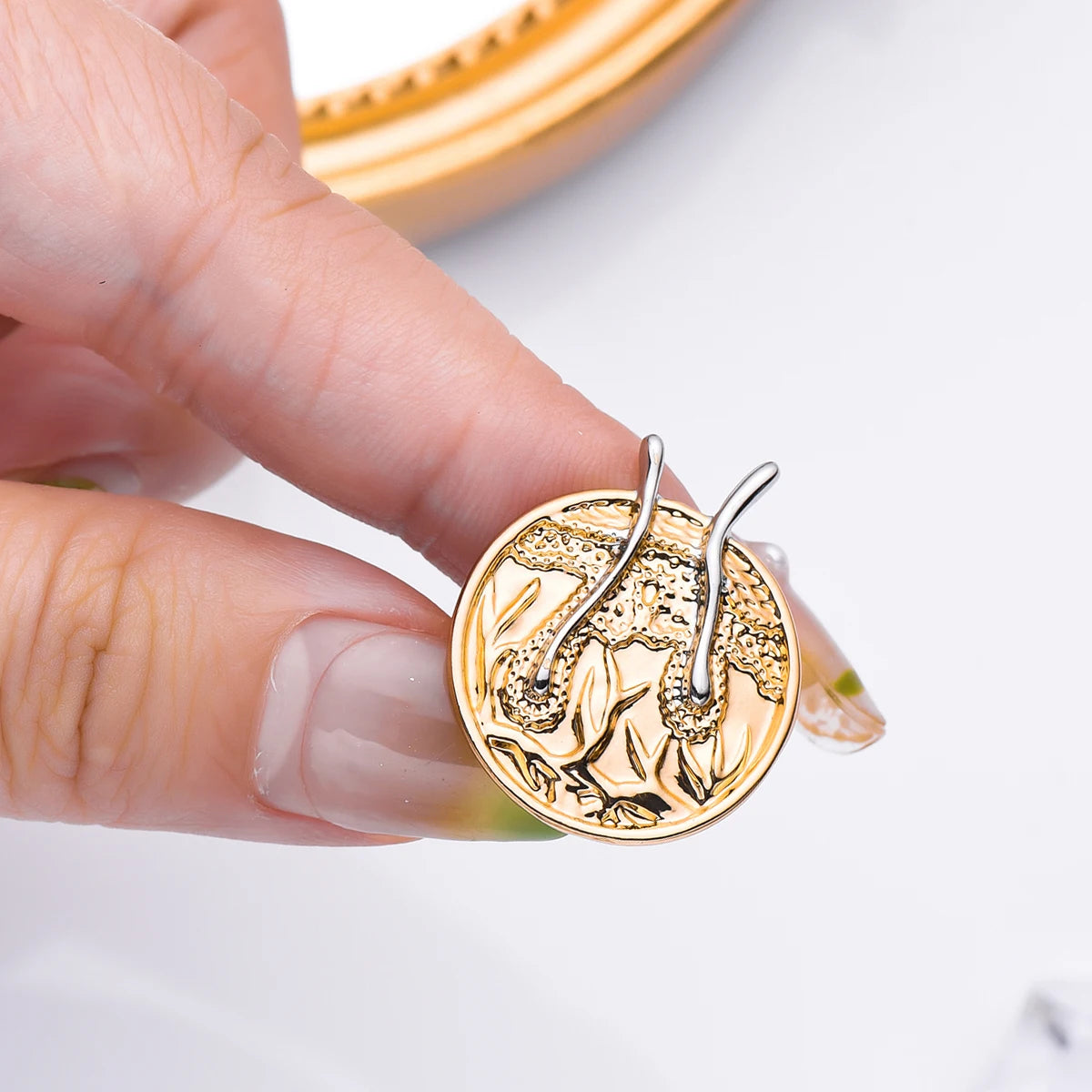 Hair Follicle Metal Brooch Pin,GiftFor That Special Dermatologist in Your Life, By CATUNI