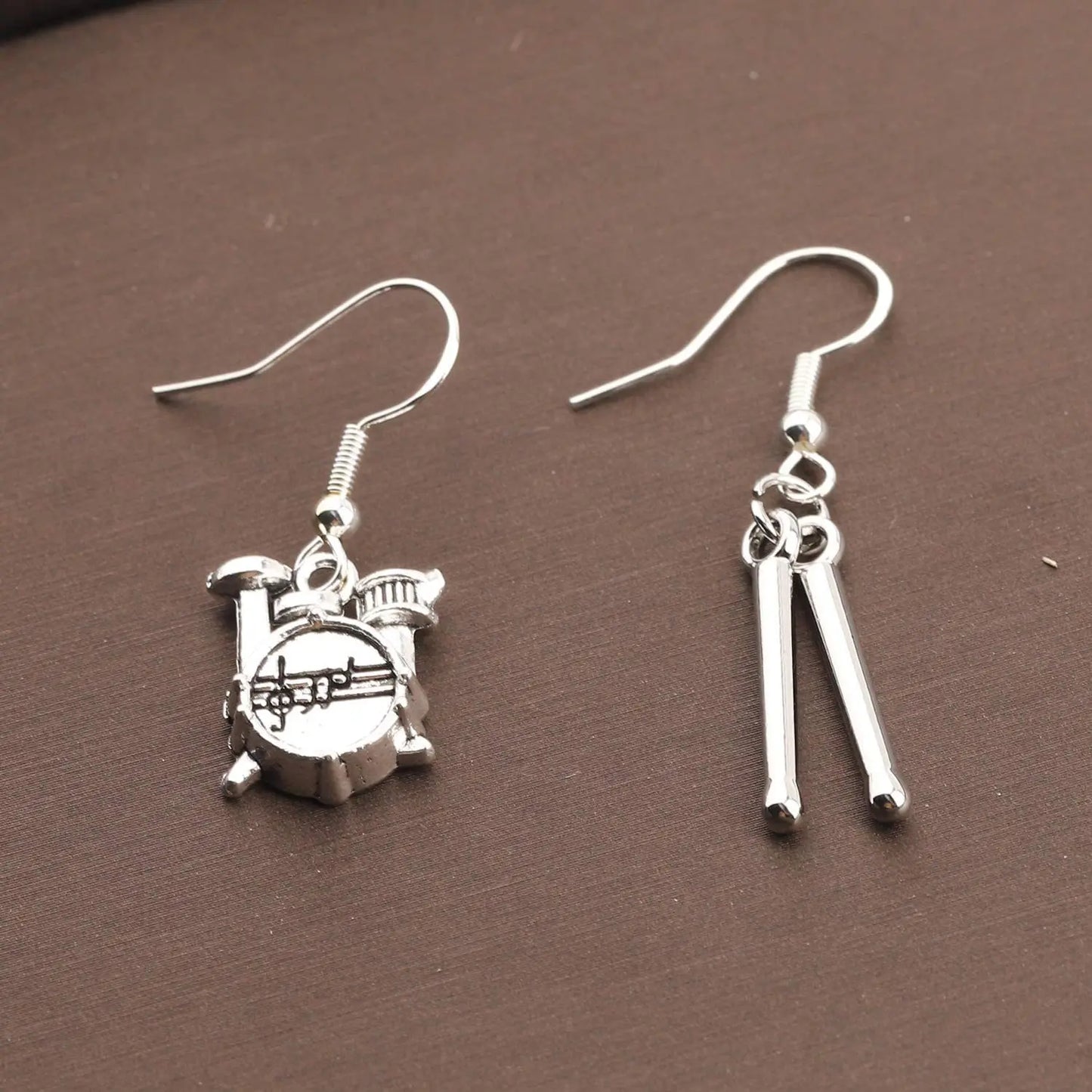 Unique Fashion, Pop Music Lovers Rock Drum Kit Earrings… Interesting Girl/Women Jewelry